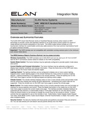 Elan HR30 Integration Note