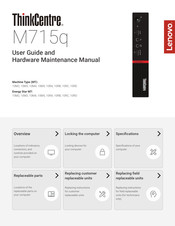 Lenovo 10RD User Manual And Hardware Maintenance Manual