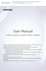 Samsung S32BM80BUN User Manual