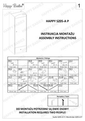 Happy Babies HAPPY SZ05-A P Assembly Instructions Manual