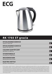 ECG RK 1755 ST gracia Instruction Manual