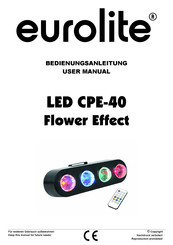 EuroLite CPE-40 User Manual