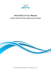 Ebyte E610-433T20S User Manual