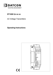 Datcon DT1600 U Series Operating Instructions Manual