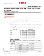 BRP ROTAX 912 A Service Bulletin