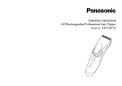 Panasonic ER-FGP72 Operating Instructions Manual