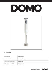 Linea 2000 DOMO DO1026M Instruction Booklet