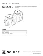 Schier GB-250-B Installation Manual
