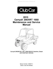 Club Car Carryall 295 2013 Maintenance And Service Manual