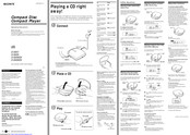 Sony D-E451 Primary Operating Instructions