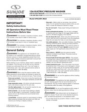 SNOWJOE SUNJOE SPX3501-MAX Operator's Manual