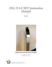 CreativeStar JXG-213-F Instruction Manual
