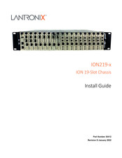 Lantronix ION219-x Install Manual