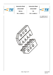 TE Connectivity ERGOCRIMP 1-1579001-3 Instruction Sheet