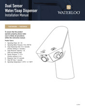 WATERLOO 750EFDMSDBK Installation Manual