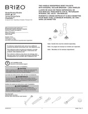 Brizo Charlotte 68485-LHP Manual