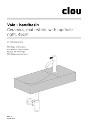 Clou Vale CL/03.02162.01.R Installation Instructions Manual