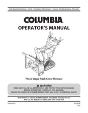 MTD COLUMBIA 31AH7EKY897 Operator's Manual