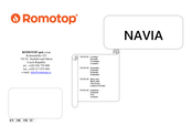 Romotop NAVIA 03 Manual