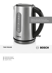 Bosch TWK7901GB Instruction Manual