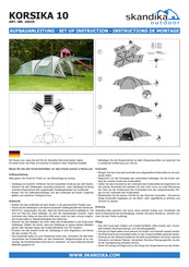 Skandika Outdoor KORSIKA 10 Setup Instruction