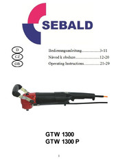 SEBALD GTW 1300 P Operating Instructions Manual