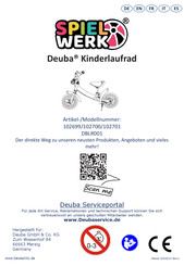 SPIELWERK 102701 Instructions Manual