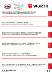 Würth WSL32 Quick Manual