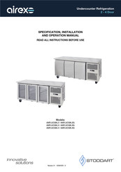 AIREX STODDART AXR.UCGN.2 Specification, Installation And Operation Manual