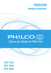 Philco PCF 1421 Owner's Manual
