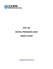 Cooper Instruments & Systems DPG 100 User Manual