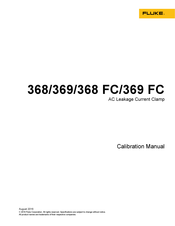 Fluke 368 FC Calibration Manual