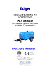 Dräger PAS MAC4000 Operator's Handbook Manual
