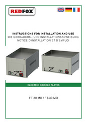 Redfox FT-30 MK Instructions For Installation And Use Manual
