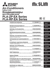 Mitsubishi Electric PLA-RP EA Series Operation Manual