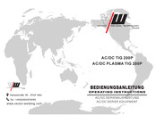 Vector Welding AC/DC TIG 200P Operating Instructions Manual