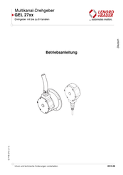 Lenord+Bauer GEL 2712 Operating Instructions Manual