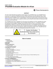 Texas Instruments TPS25990 User Manual