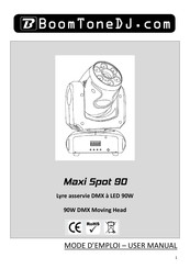 BoomToneDJ Maxi Spot 90 User Manual