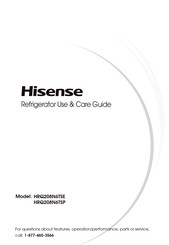 Hisense HRQ208N6TSP Use & Care Manual