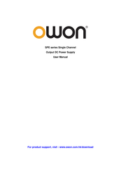Owon SPE6103 User Manual