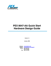 PLX Technology PEX 8647-AA Quick Start Manual