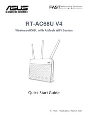Asus RT-AC68U V4 Quick Start Manual