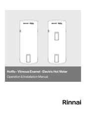 Rinnai Hotflo 25L Operation & Installation Manual