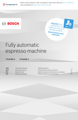 Bosch CTL836E 6 Series Instruction Manual