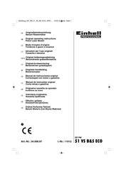 EINHELL GP-PM 51 VS B&S ECO Original Operating Instructions