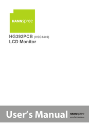 HANNspree HG392PCB User Manual