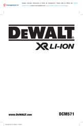 DeWalt DCM571 Manual