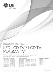 LG 32LE4300 Owner's Manual