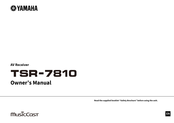 Yamaha MusicCast TSR-7810 Owner's Manual
